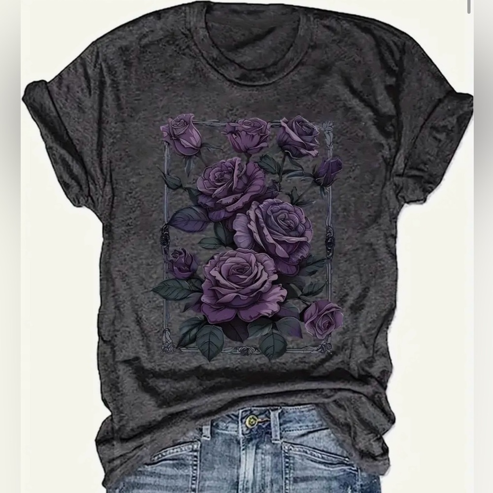 🆕 Women’s Floral Graphic T-Shirt